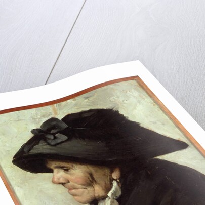 Study of the Head of an Old Woman, 1880s by Henri Jules Jean Geoffroy