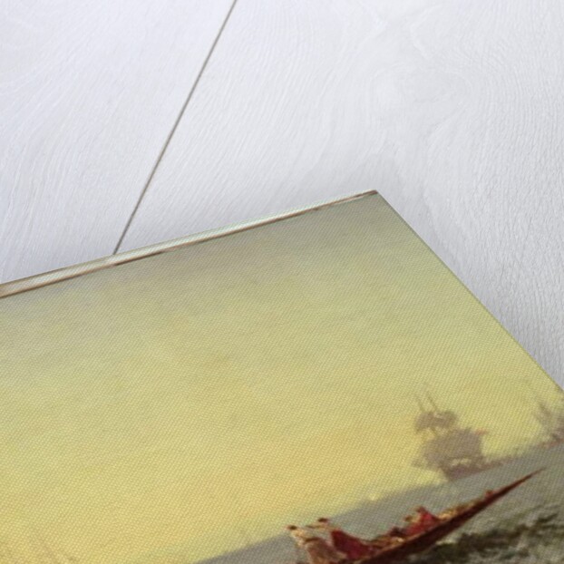 Harbour in Constantinople, 1880s by Felix Ziem