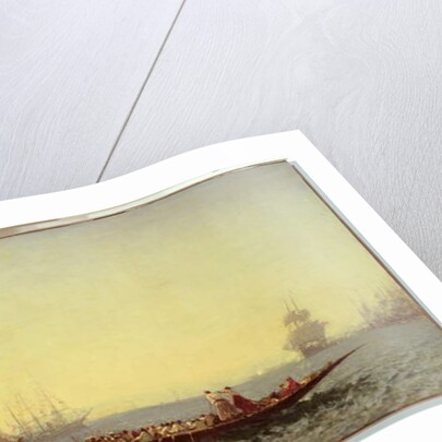 Harbour in Constantinople, 1880s by Felix Ziem