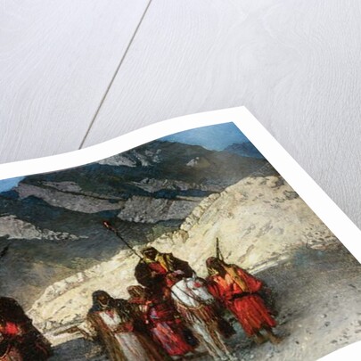 In the Mountains, 1870s by Leon Joseph Florentin Bonnat