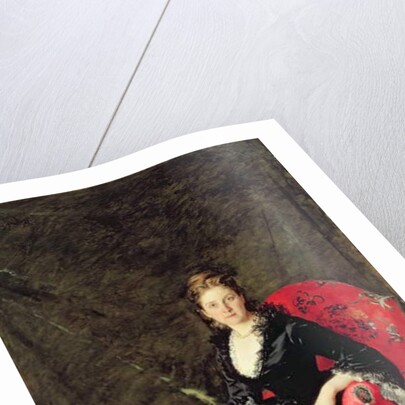 Portrait of Mme N.M. Polovtsova, 1876 by Charles Emile Auguste Carolus-Duran