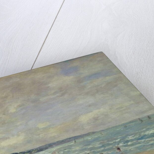 Beach at Trouville, 1893 by Eugene Louis Boudin