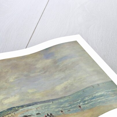 Beach at Trouville, 1893 by Eugene Louis Boudin