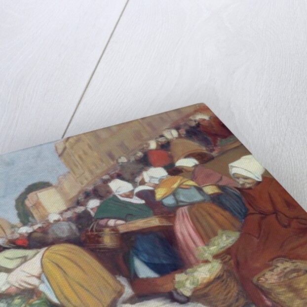 Market in Brest, c.1899 by Fernand Piet