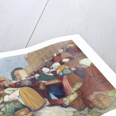 Market in Brest, c.1899 by Fernand Piet