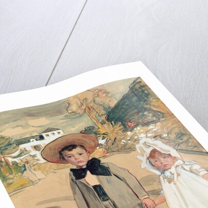 The Artist's Children, c.1895 by Lucien Simon