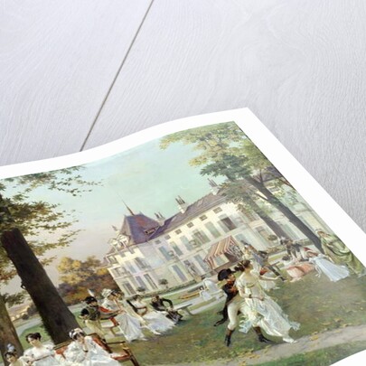 Reception at Malmaison, 1802 by Francois Flameng