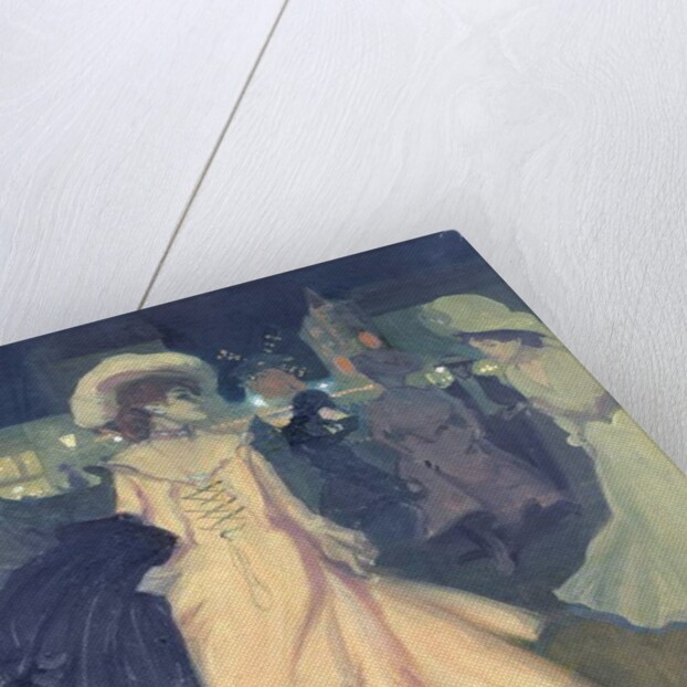 The Exit at the Moulin Rouge, 1901-2 by Antoine Guillaume Minartz