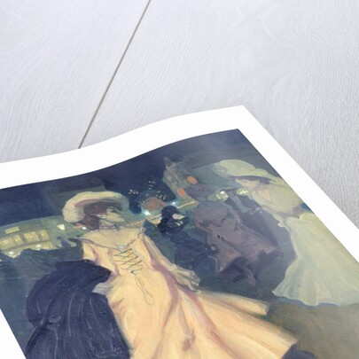 The Exit at the Moulin Rouge, 1901-2 by Antoine Guillaume Minartz