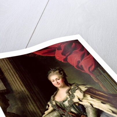 Portrait de Catherine II, vers 1770 by Fedor Stepanovich Rokotov