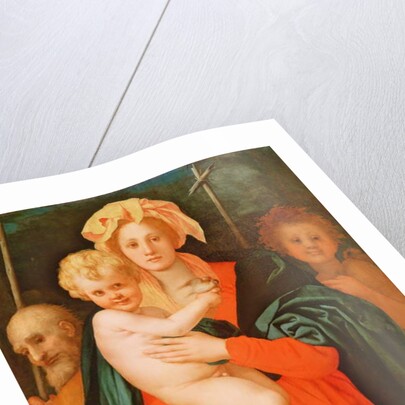 The Virgin and Child with St. Joseph and John the Baptist, 1521-27 by Jacopo Pontormo