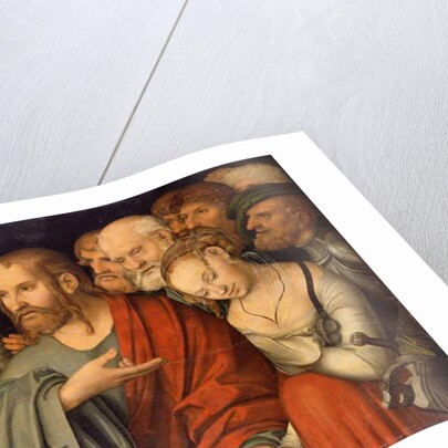 Christ and the Woman taken in Adultery by Lucas the Younger Cranach