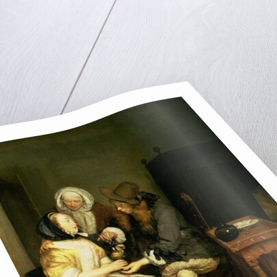 The Glass of Lemonade by Gerard ter Borch or Terborch