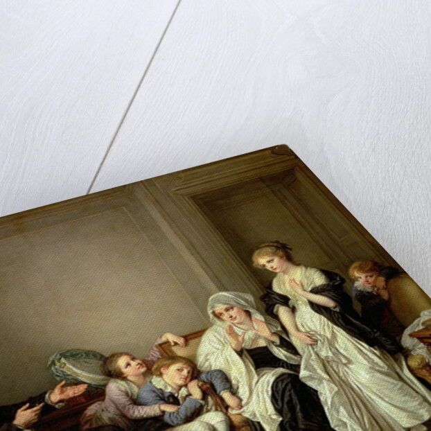 A Visit to the Priest, 18th century by Jean Baptiste Greuze