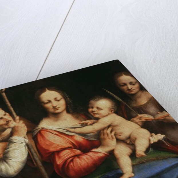 The Holy Family with St. Catherine, 1515-20 by Cesare da Sesto