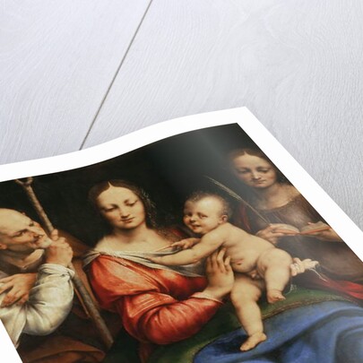 The Holy Family with St. Catherine, 1515-20 by Cesare da Sesto