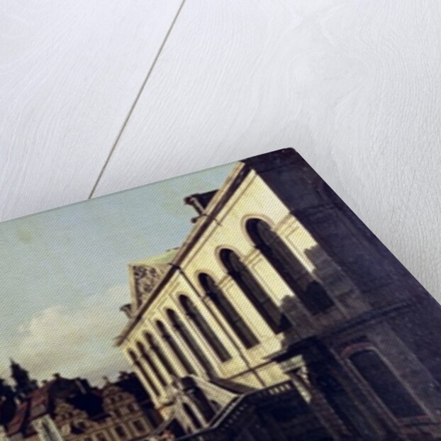 The Neuer Marktplatz in Dresden, 1747 by Bernardo Bellotto