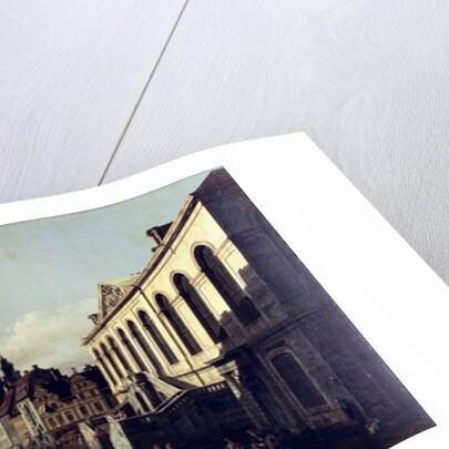 The Neuer Marktplatz in Dresden, 1747 by Bernardo Bellotto