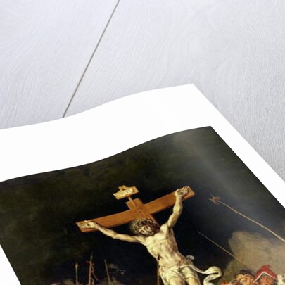 Calvary, central panel of a triptych by Maerten van Heemskerck