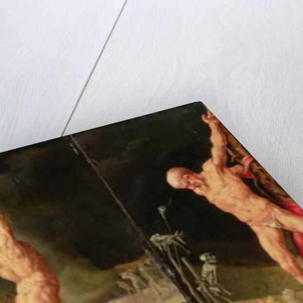 Calvary, side panels from triptych by Maerten van Heemskerck