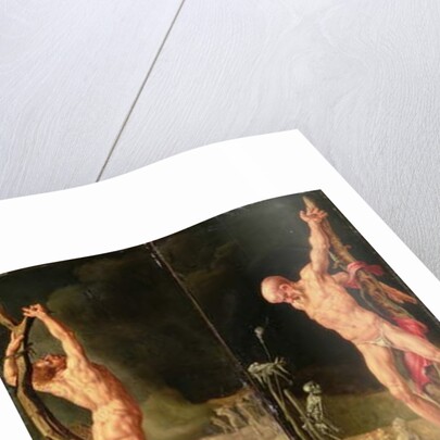 Calvary, side panels from triptych by Maerten van Heemskerck