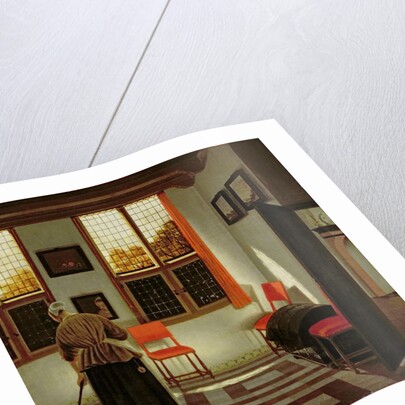 A Dutch Interior, 1665-70 by Pieter Janssens