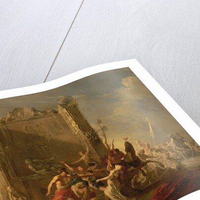 The Rape of the Sabine Women by Johann Heinrich Schonfeldt