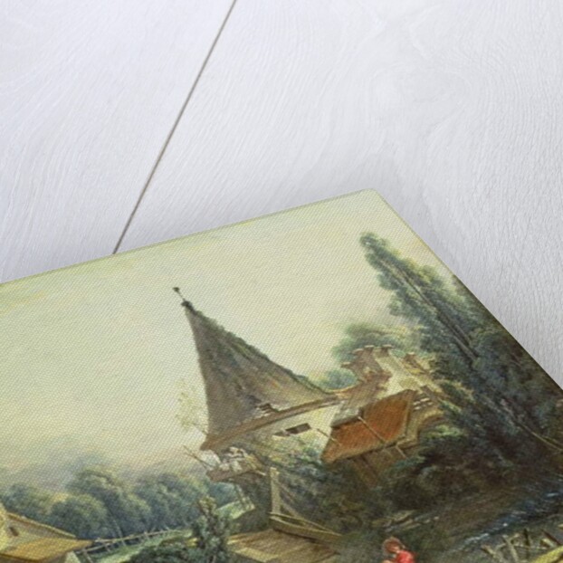 Landscape near Beauvais, early 1740s by Francois Boucher