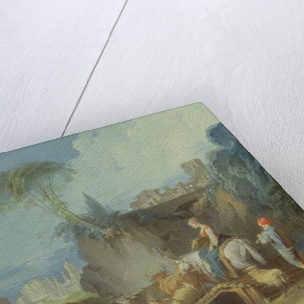 Crossing the Bridge, late 1730s by Francois Boucher