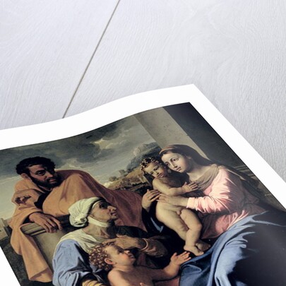 The Holy Family with St. Elizabeth and John the Baptist, 1655 by Nicolas Poussin