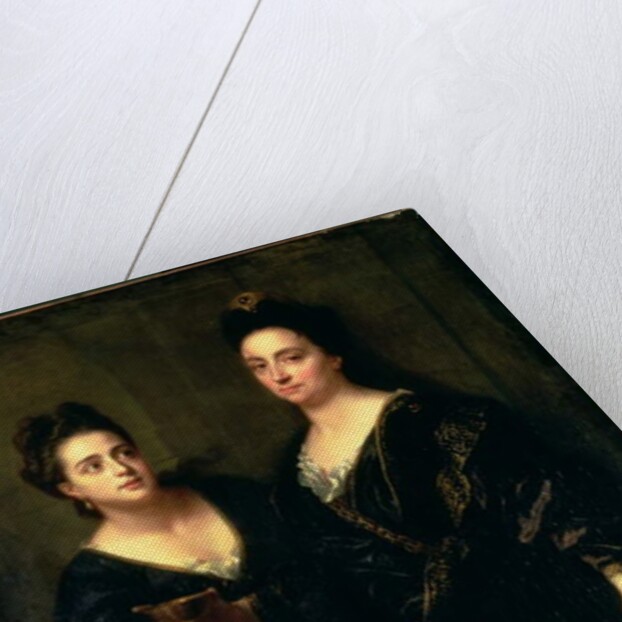 Portrait of Two Actresses, 1699 by Jean Baptiste Santerre