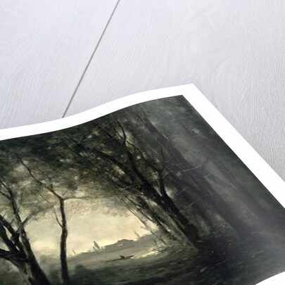 Landscape with a Lake, 1860-73 by Jean Baptiste Camille Corot