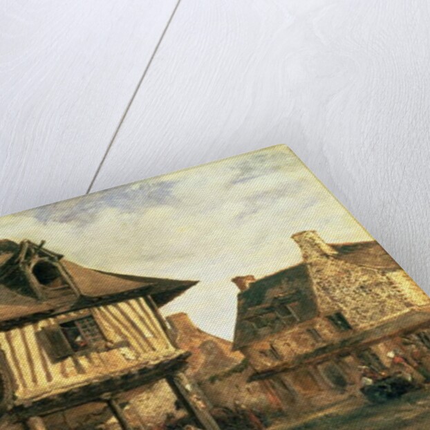 Market Place in Normandy, c.1832 by Pierre Etienne Theodore Rousseau