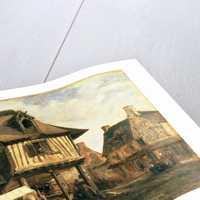 Market Place in Normandy, c.1832 by Pierre Etienne Theodore Rousseau