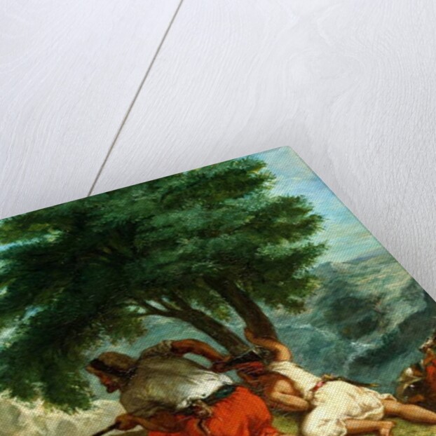 Lion Hunt in Morocco, 1854 by Ferdinand Victor Eugene Delacroix