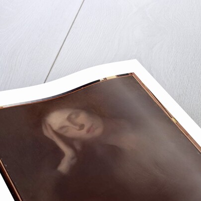 Woman Leaning on a Table, 1893 by Eugene Carriere