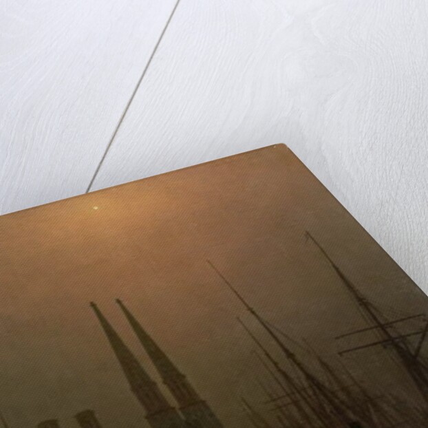 Night in a Harbour, c.1818-20 by Caspar David Friedrich