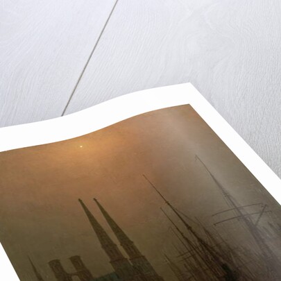 Night in a Harbour, c.1818-20 by Caspar David Friedrich