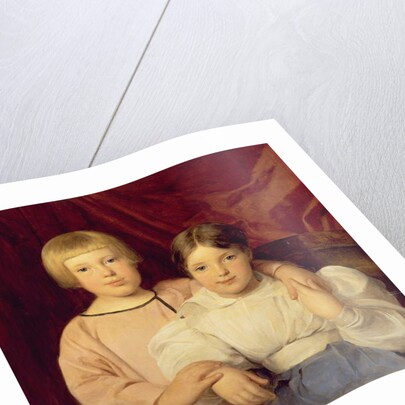 Children, 1834 by Ferdinand Georg Waldmuller