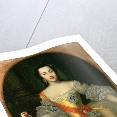 Portrait of Grand Duchess Yekatrina Alexeyevna, later Catherine II, c.1745 by Georg Christoph Grooth