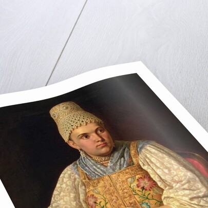 Portrait of Anna Petrovna Filatova, c.1840 by Russian School