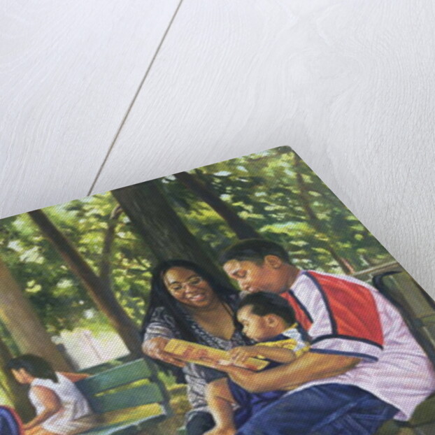 Family in the Park, 1999 by Colin Bootman