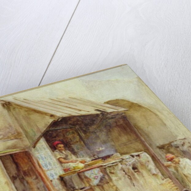 A Cookshop at Kairouan, Tunis, 1881 by Walter Frederick Roofe Tyndale