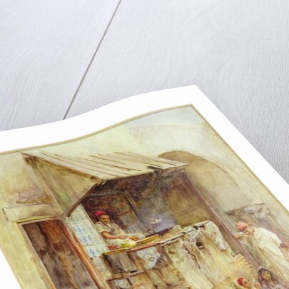 A Cookshop at Kairouan, Tunis, 1881 by Walter Frederick Roofe Tyndale