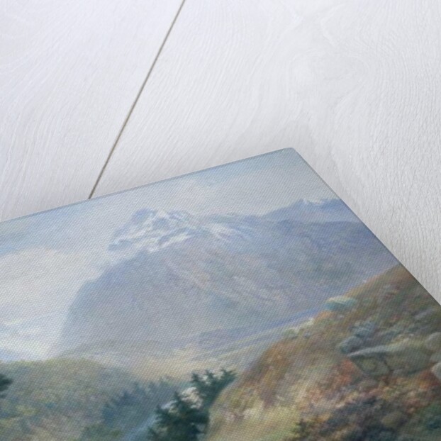 The View Toward the Fenderthal, Tyrol, 1870 by James Vivien de Fleury