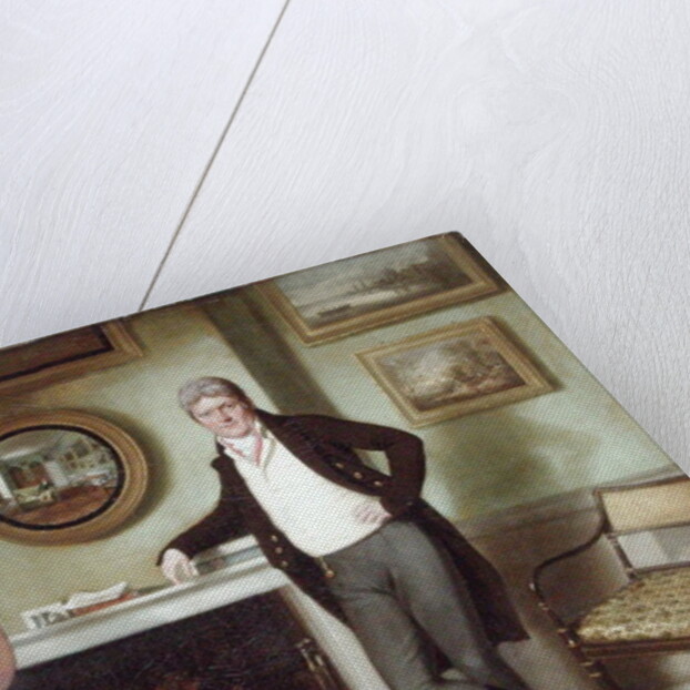 Portrait of George Henckell in his Study, c.1800 by English School