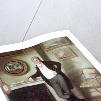 Portrait of George Henckell in his Study, c.1800 by English School