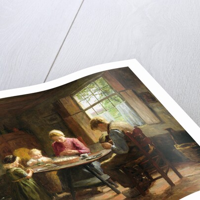 A Dutch Interior - Grace Before the Meal by Evert Pieters