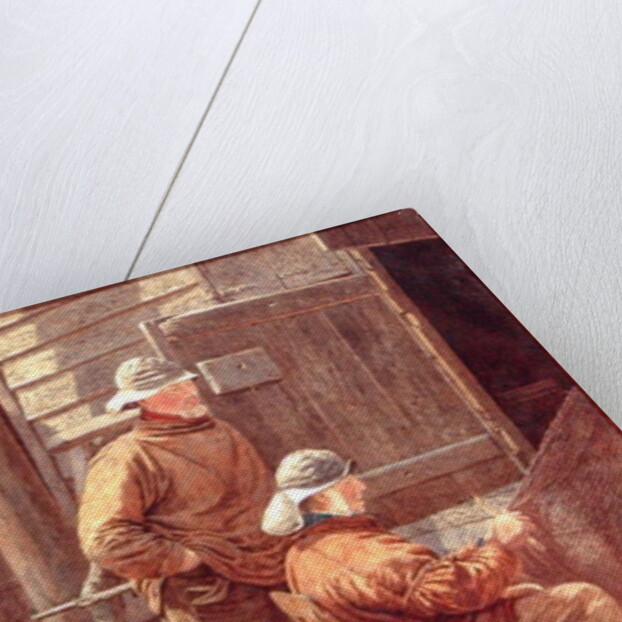 Mending the Nets, Hastings, 1909 by William Biscombe Gardner