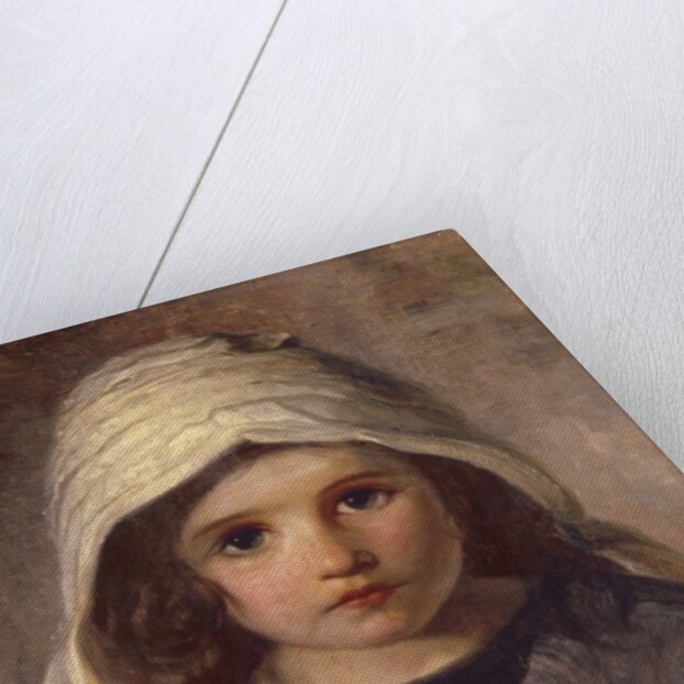 Study of a Girl in a Bonnet, 1890 by English School